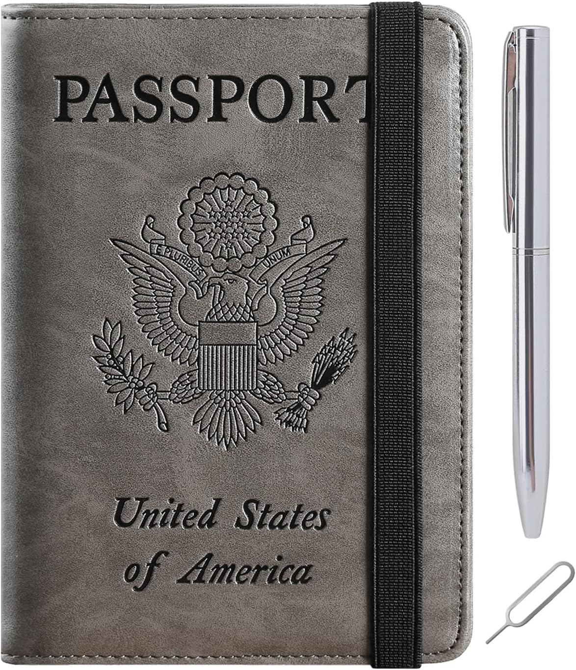 Passport Holder, Travel Essentials, Passport Cover, RFID Travel Wallet | Passport Wallet, Travel Accessories, RFID Blocking, Synthetic Leather Card Case, International Must Haves, For Women Men