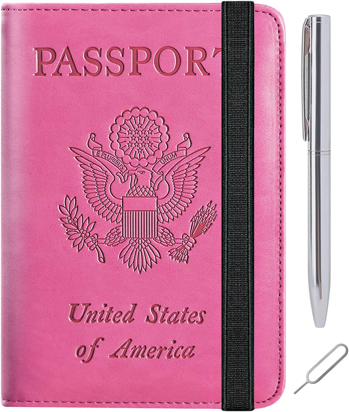 Passport Holder, Travel Essentials, Passport Cover, RFID Travel Wallet | Passport Wallet, Travel Accessories, RFID Blocking, Synthetic Leather Card Case, International Must Haves, For Women Men