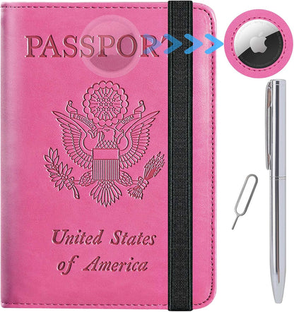 Passport Holder, Travel Essentials, Passport Cover, RFID Travel Wallet | Passport Wallet, Travel Accessories, RFID Blocking, Synthetic Leather Card Case, International Must Haves, For Women Men