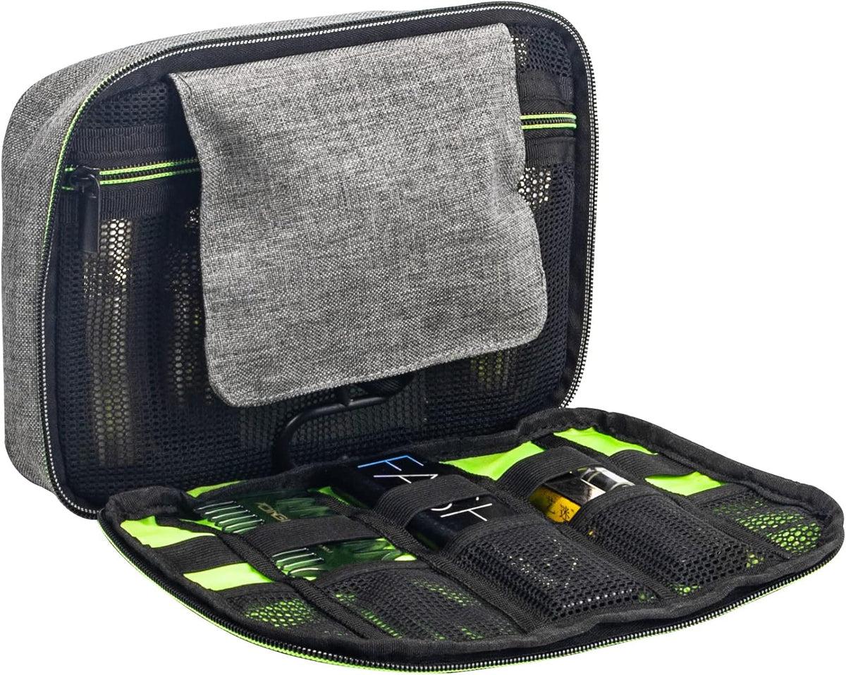 Foldable Man Hanging Travel Toiletry Bag Shaving Dopp Kit Travelling Shower Bathroom Wash Bag Makeup Organizer Hygiene Bag Toilet Pouch Men Camping Toiletry Bag Multifunction cosmetic bag with hook