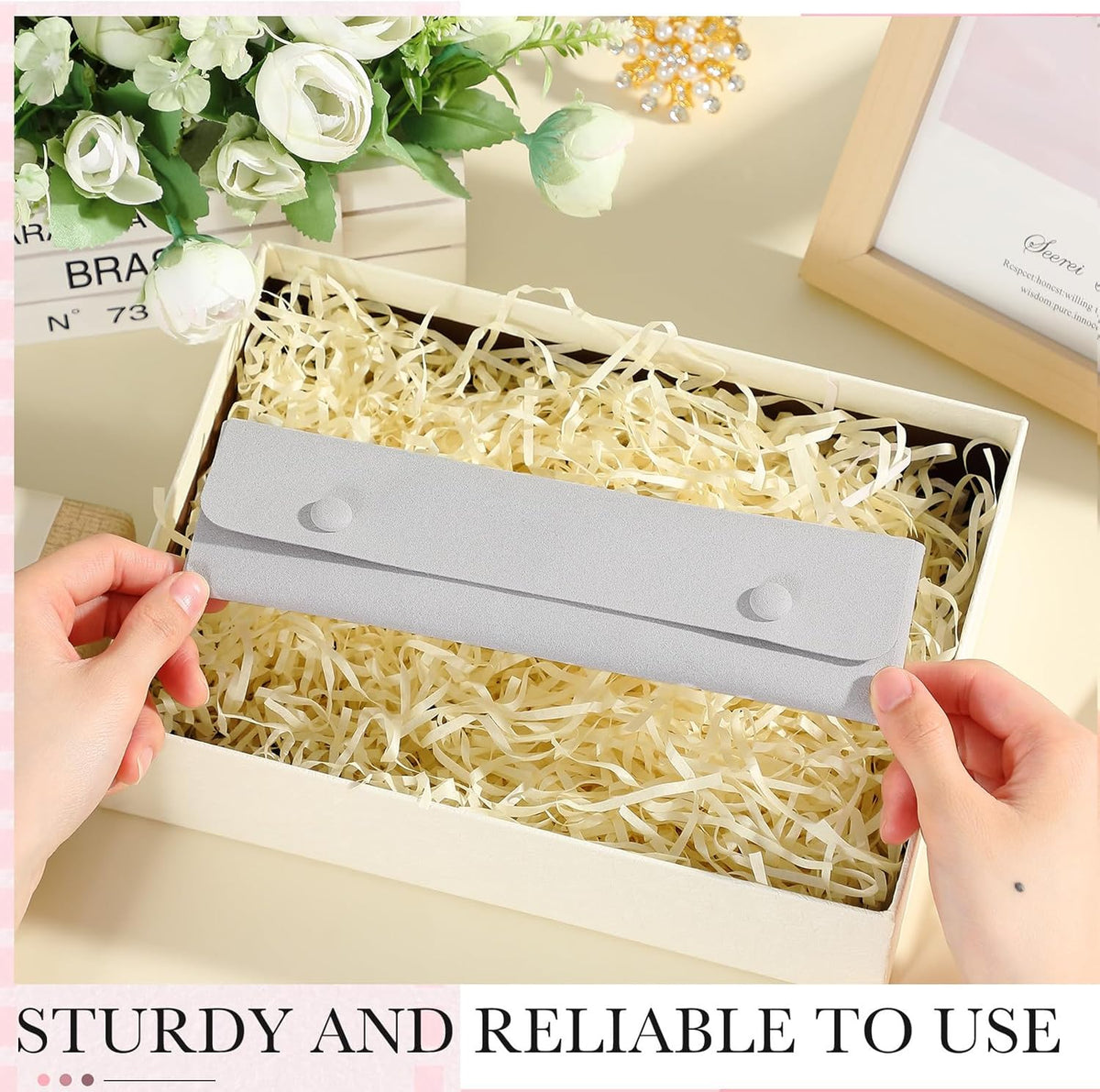 12 Pcs Necklace Travel Case No Tangle Portable Travel Necklace Organizer Microfiber Jewelry Pouch Storage Bag Bridesmaid Gifts for Women Wedding Bridal Shower Birthday (Pink)