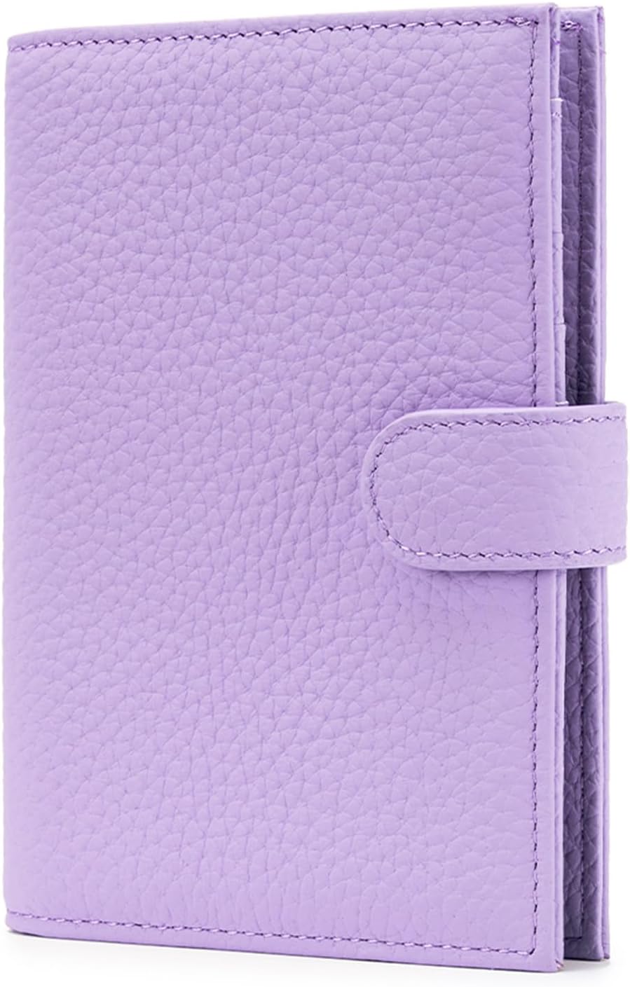 RFID Slim Passport Holder for Man & Women, Compact Leather Passport Wallet with Card Holders SIM Slots, Zippered Coins Pocket and Cash Holder Travel Passport Cover Case, Dark Blue