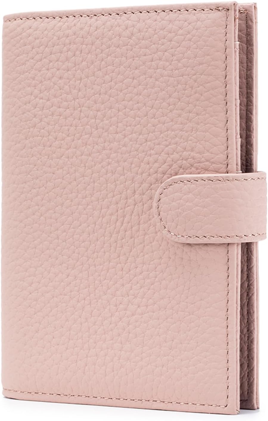 RFID Slim Passport Holder for Man & Women, Compact Leather Passport Wallet with Card Holders SIM Slots, Zippered Coins Pocket and Cash Holder Travel Passport Cover Case, Dark Blue