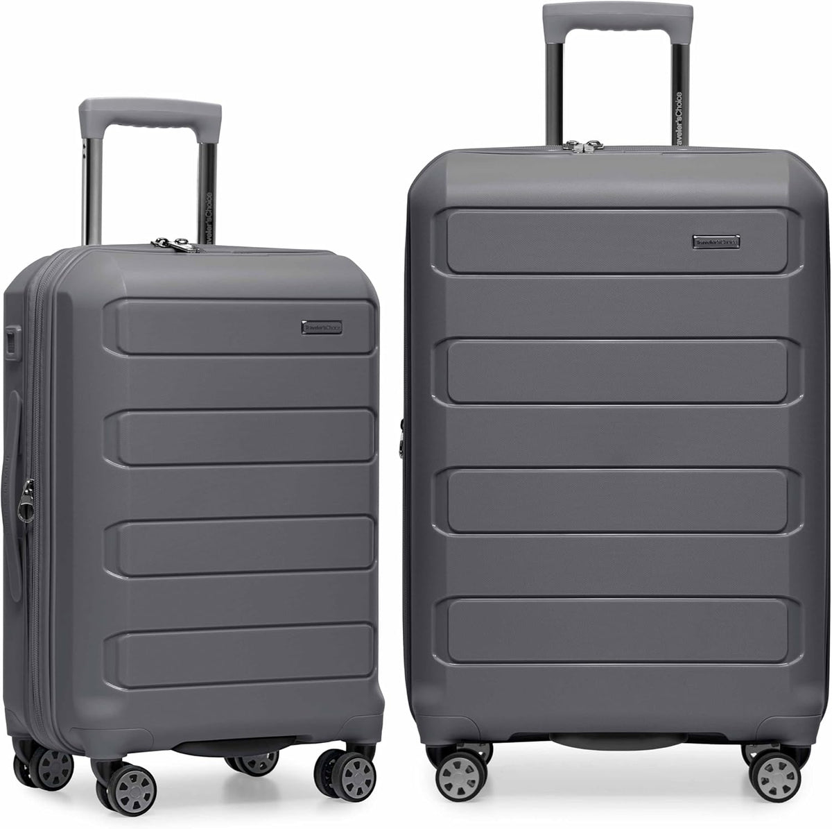 Pagosa Hardshell Expandable Luggage with Spinner Wheels, Black, 22-Inch Carry-on
