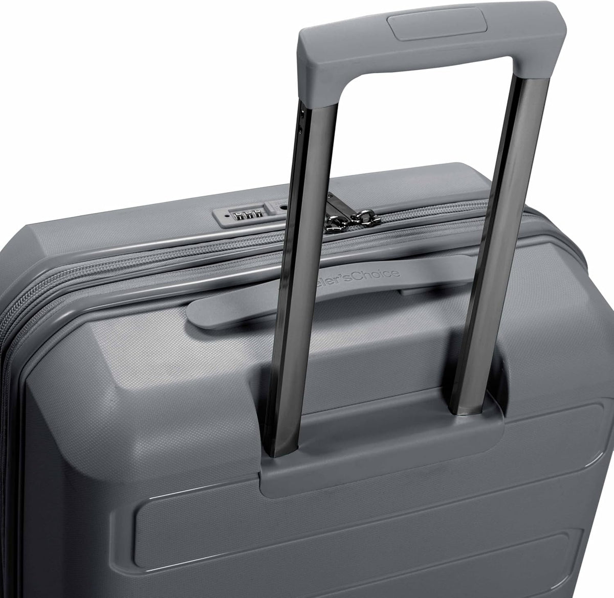 Pagosa Hardshell Expandable Luggage with Spinner Wheels, Black, 22-Inch Carry-on