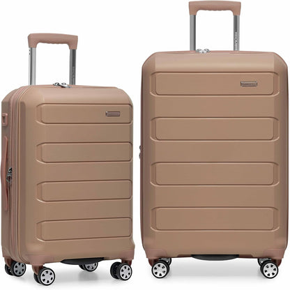 Pagosa Hardshell Expandable Luggage with Spinner Wheels, Black, 22-Inch Carry-on
