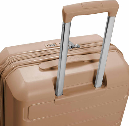 Pagosa Hardshell Expandable Luggage with Spinner Wheels, Black, 22-Inch Carry-on