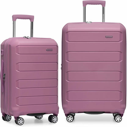 Pagosa Hardshell Expandable Luggage with Spinner Wheels, Black, 22-Inch Carry-on