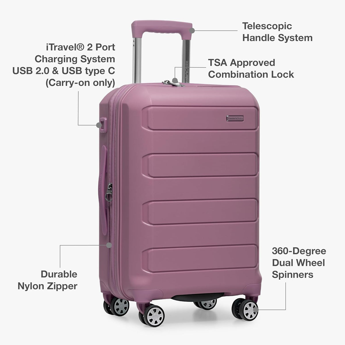 Pagosa Hardshell Expandable Luggage with Spinner Wheels, Black, 22-Inch Carry-on