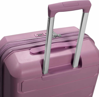 Pagosa Hardshell Expandable Luggage with Spinner Wheels, Black, 22-Inch Carry-on