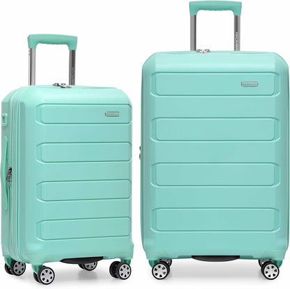 Pagosa Hardshell Expandable Luggage with Spinner Wheels, Black, 22-Inch Carry-on