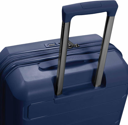 Pagosa Hardshell Expandable Luggage with Spinner Wheels, Black, 22-Inch Carry-on