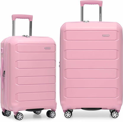 Pagosa Hardshell Expandable Luggage with Spinner Wheels, Black, 22-Inch Carry-on