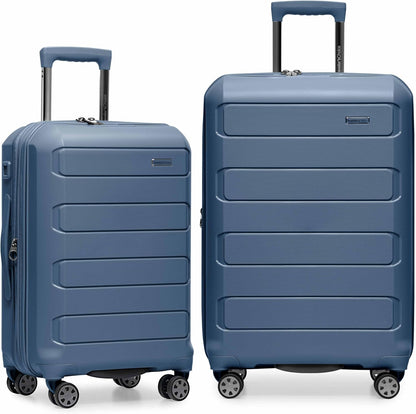 Pagosa Hardshell Expandable Luggage with Spinner Wheels, Black, 22-Inch Carry-on