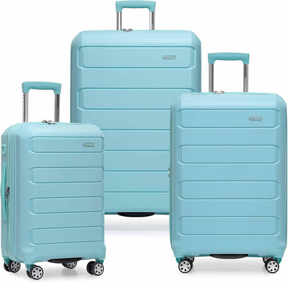 Pagosa Hardshell Expandable Luggage with Spinner Wheels, Black, 22-Inch Carry-on