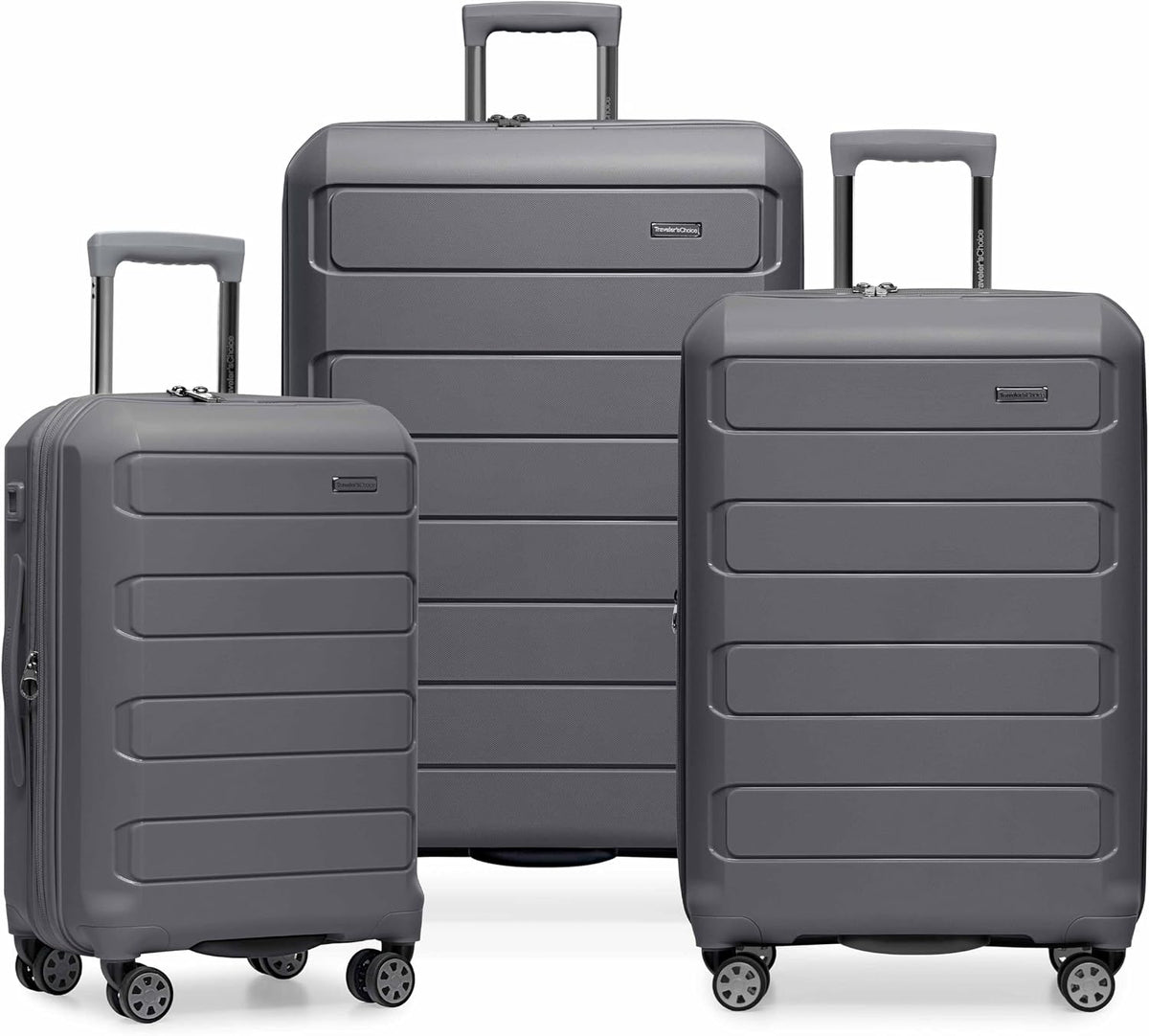 Pagosa Hardshell Expandable Luggage with Spinner Wheels, Black, 22-Inch Carry-on
