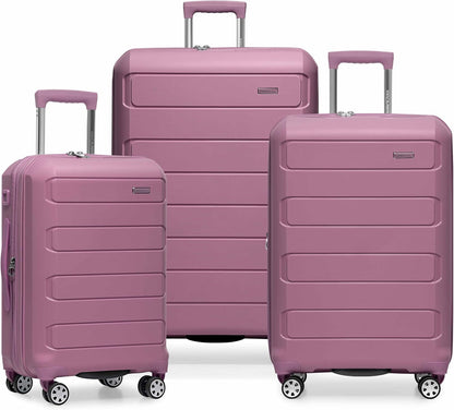 Pagosa Hardshell Expandable Luggage with Spinner Wheels, Black, 22-Inch Carry-on