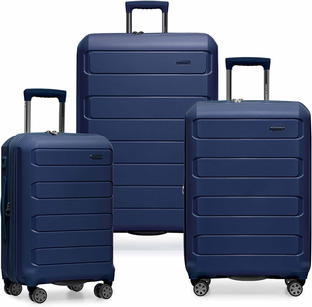 Pagosa Hardshell Expandable Luggage with Spinner Wheels, Black, 22-Inch Carry-on
