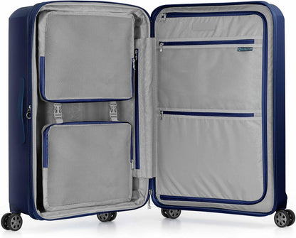 Pagosa Hardshell Expandable Luggage with Spinner Wheels, Black, 22-Inch Carry-on