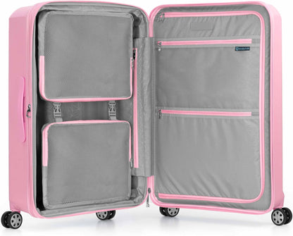 Pagosa Hardshell Expandable Luggage with Spinner Wheels, Black, 22-Inch Carry-on