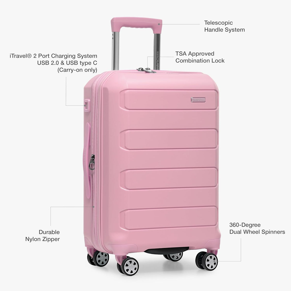Pagosa Hardshell Expandable Luggage with Spinner Wheels, Black, 22-Inch Carry-on