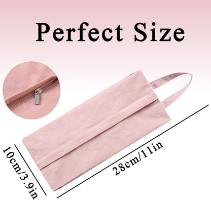 6 Pcs Travel Socks Organizer Bag with Zip Underwear Panty Socks Storage Bags Handle Compression Underwear Mini Travel Toiletry Bag Pouch for Packing Cubes Suitcase Luggage Ties Panties Cosmetics