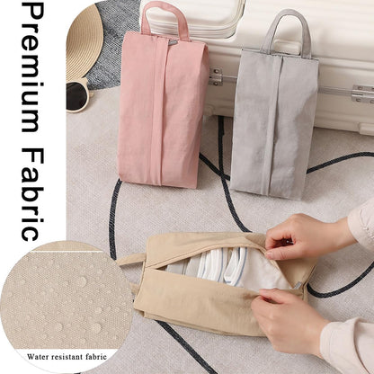 6 Pcs Travel Socks Organizer Bag with Zip Underwear Panty Socks Storage Bags Handle Compression Underwear Mini Travel Toiletry Bag Pouch for Packing Cubes Suitcase Luggage Ties Panties Cosmetics