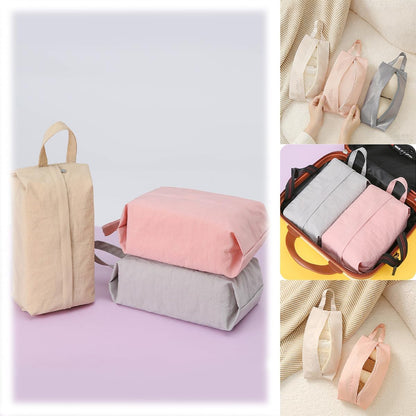 6 Pcs Travel Socks Organizer Bag with Zip Underwear Panty Socks Storage Bags Handle Compression Underwear Mini Travel Toiletry Bag Pouch for Packing Cubes Suitcase Luggage Ties Panties Cosmetics