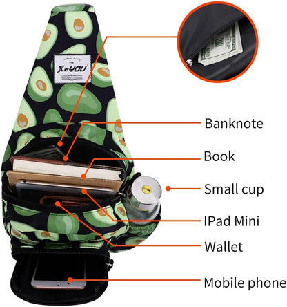 Small Sling Bags for Women Crossbody Backpack Hiking Travel Daypack Chest Bag Lightweight Shoulder Bag