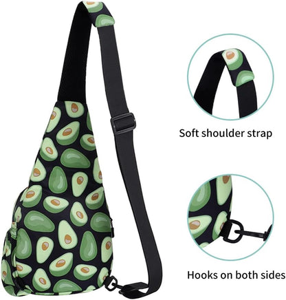 Small Sling Bags for Women Crossbody Backpack Hiking Travel Daypack Chest Bag Lightweight Shoulder Bag
