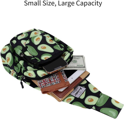 Small Sling Bags for Women Crossbody Backpack Hiking Travel Daypack Chest Bag Lightweight Shoulder Bag