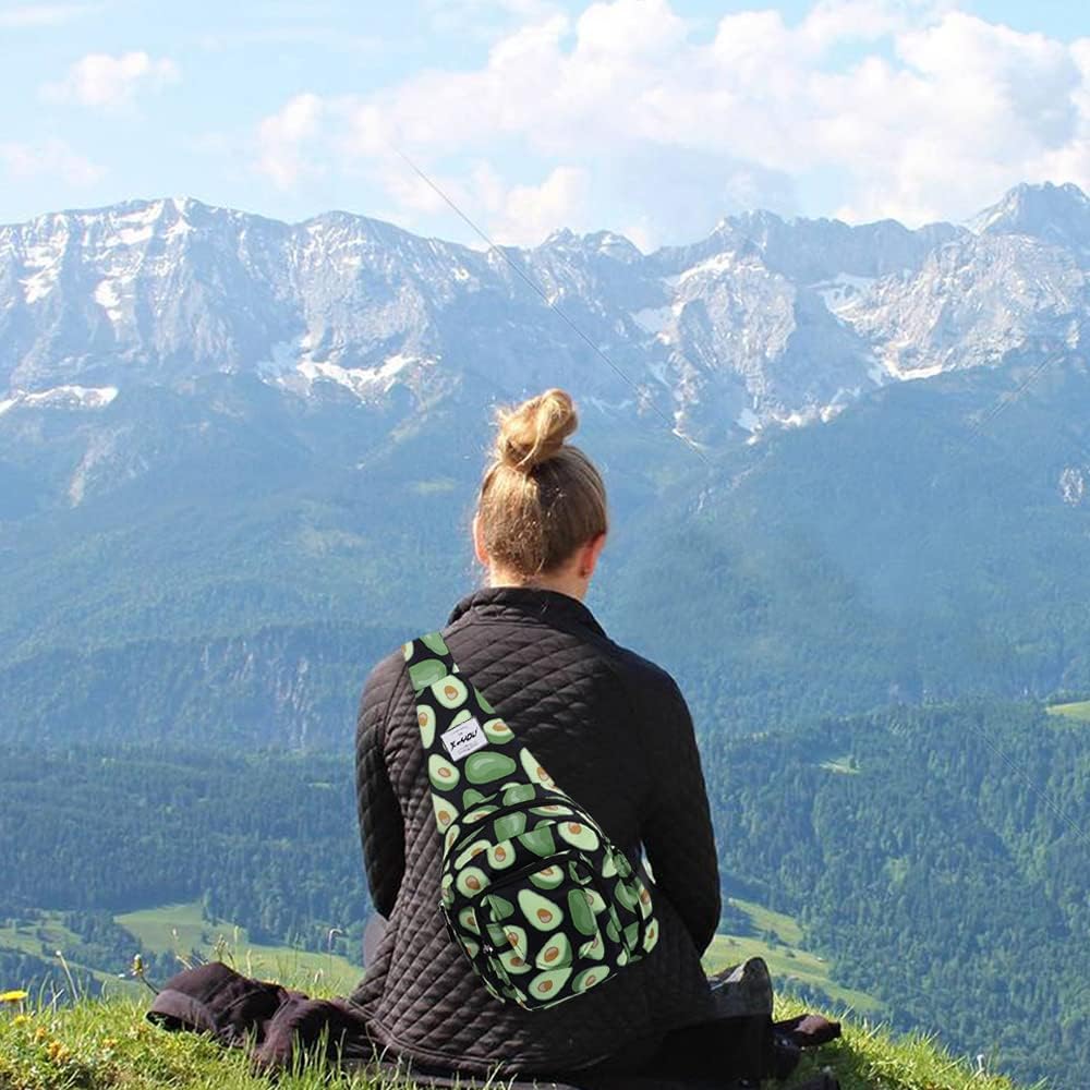 Small Sling Bags for Women Crossbody Backpack Hiking Travel Daypack Chest Bag Lightweight Shoulder Bag