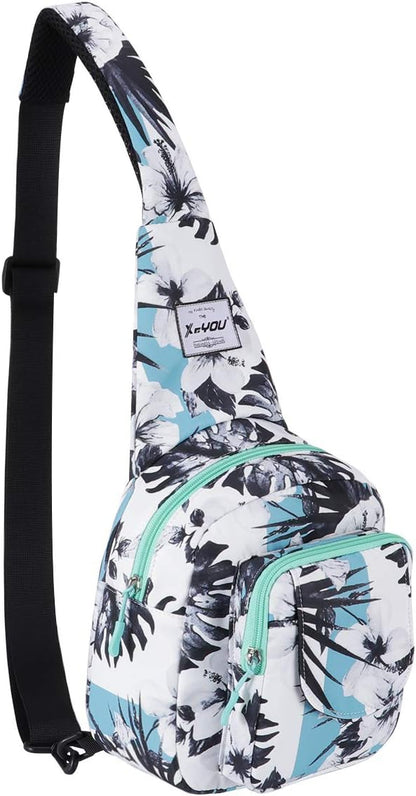 Small Sling Bags for Women Crossbody Backpack Hiking Travel Daypack Chest Bag Lightweight Shoulder Bag