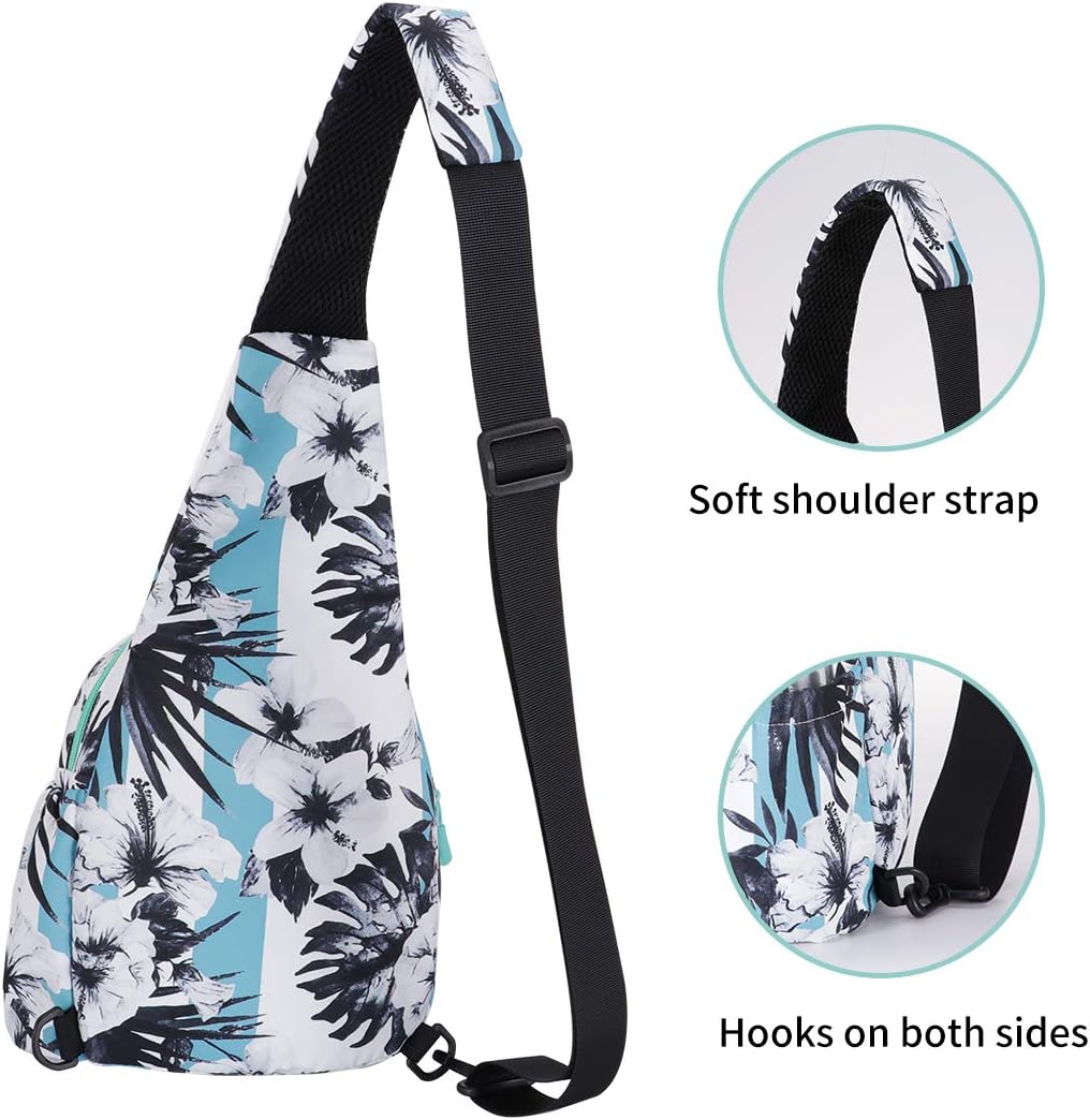 Small Sling Bags for Women Crossbody Backpack Hiking Travel Daypack Chest Bag Lightweight Shoulder Bag