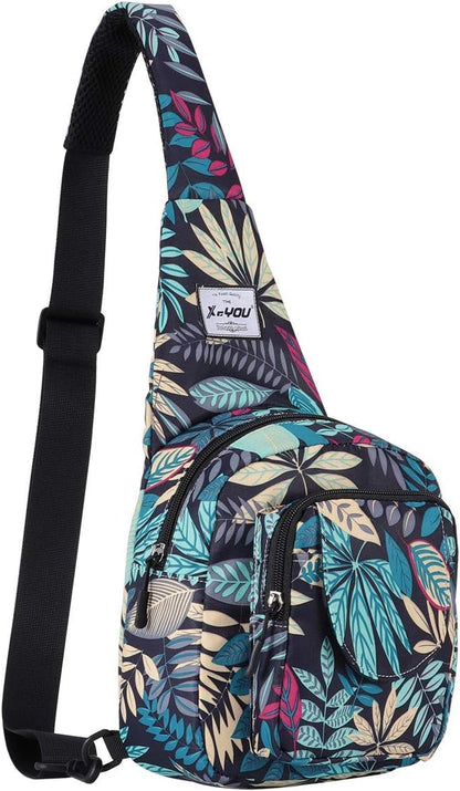 Small Sling Bags for Women Crossbody Backpack Hiking Travel Daypack Chest Bag Lightweight Shoulder Bag