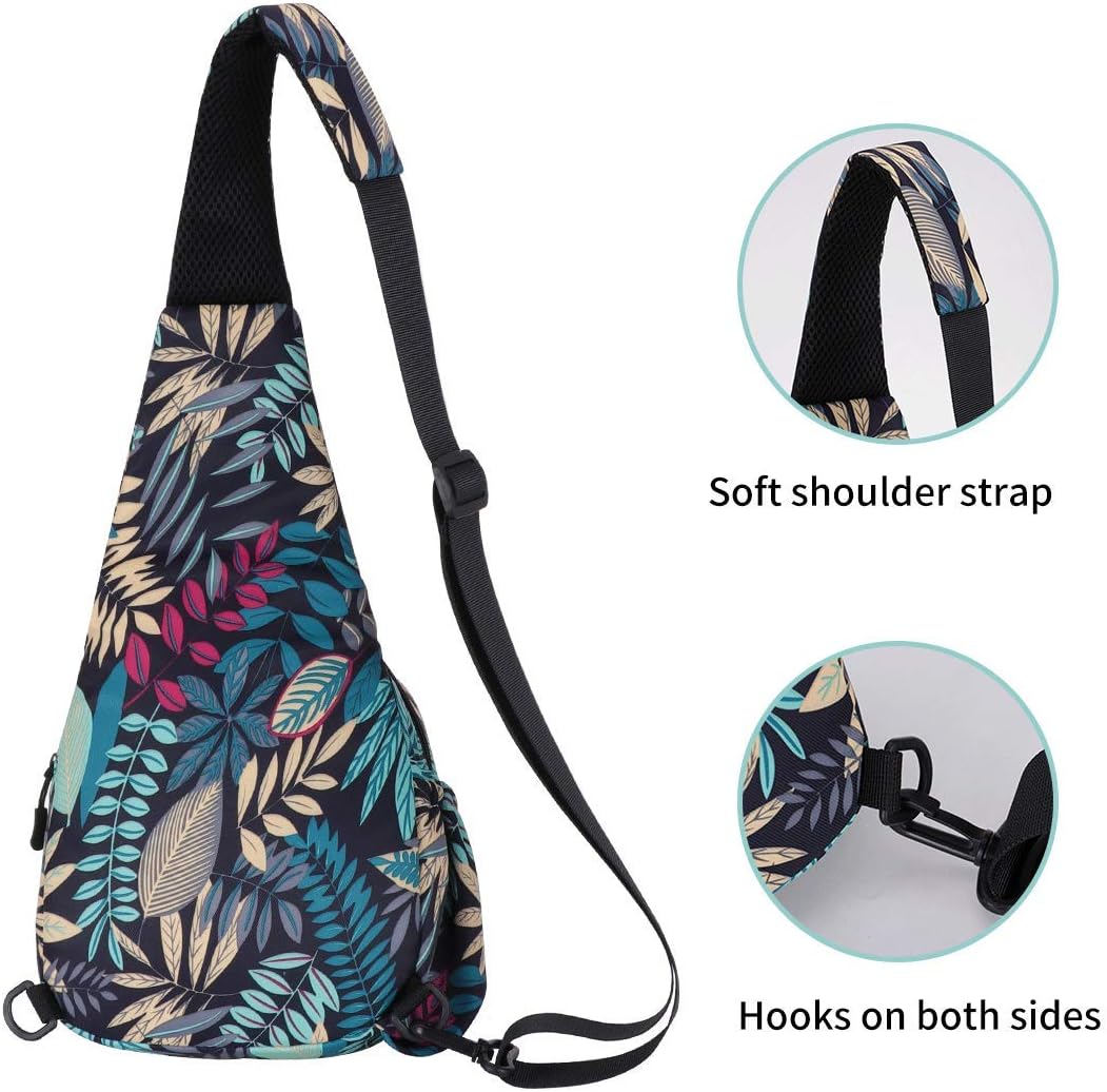 Small Sling Bags for Women Crossbody Backpack Hiking Travel Daypack Chest Bag Lightweight Shoulder Bag