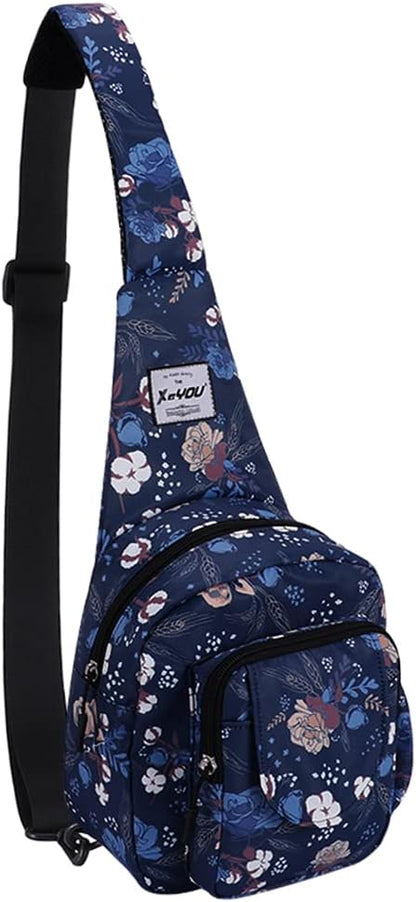 Small Sling Bags for Women Crossbody Backpack Hiking Travel Daypack Chest Bag Lightweight Shoulder Bag