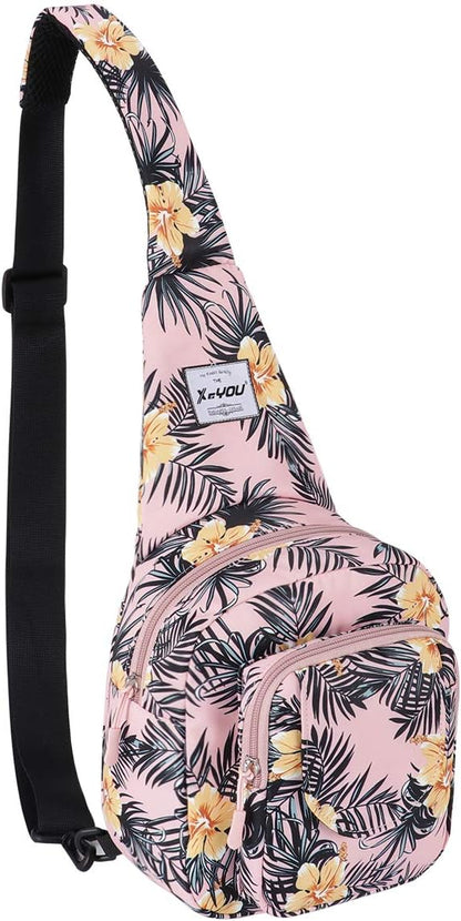 Small Sling Bags for Women Crossbody Backpack Hiking Travel Daypack Chest Bag Lightweight Shoulder Bag