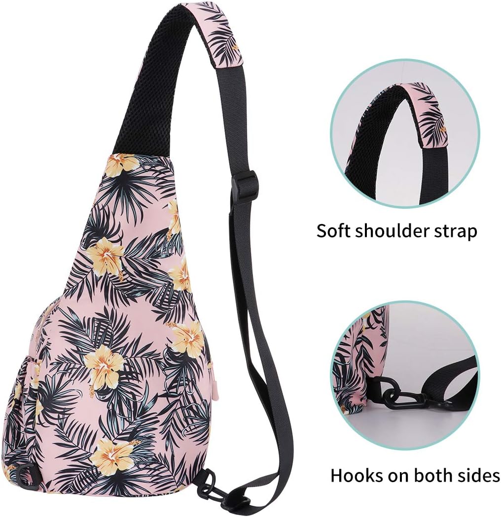 Small Sling Bags for Women Crossbody Backpack Hiking Travel Daypack Chest Bag Lightweight Shoulder Bag