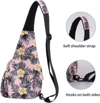 Small Sling Bags for Women Crossbody Backpack Hiking Travel Daypack Chest Bag Lightweight Shoulder Bag