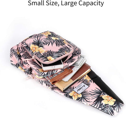 Small Sling Bags for Women Crossbody Backpack Hiking Travel Daypack Chest Bag Lightweight Shoulder Bag