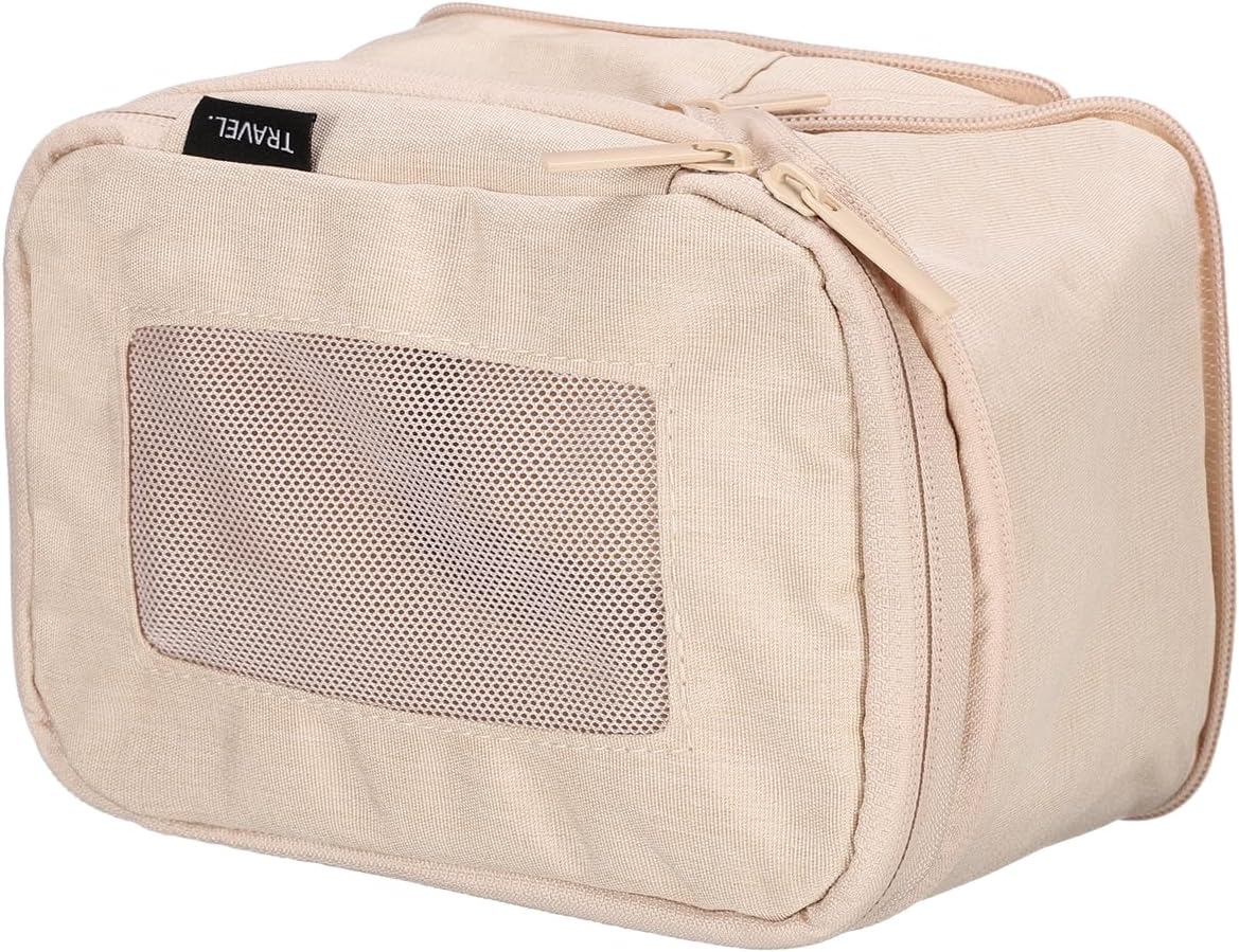Compression Packing Cube for Suitcases 18x12x13cm Lightweight Luggage Organizers Bag Travel Essentials Compression Bags for Carry on Suitcases, Grey