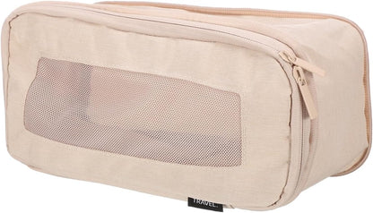 Compression Packing Cube for Suitcases 18x12x13cm Lightweight Luggage Organizers Bag Travel Essentials Compression Bags for Carry on Suitcases, Grey