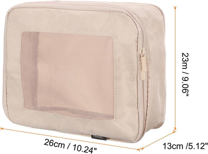 Compression Packing Cube for Suitcases 18x12x13cm Lightweight Luggage Organizers Bag Travel Essentials Compression Bags for Carry on Suitcases, Grey