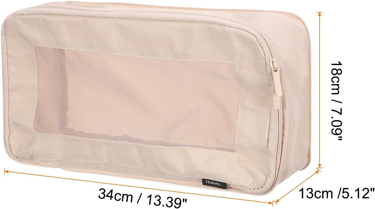 Compression Packing Cube for Suitcases 18x12x13cm Lightweight Luggage Organizers Bag Travel Essentials Compression Bags for Carry on Suitcases, Grey