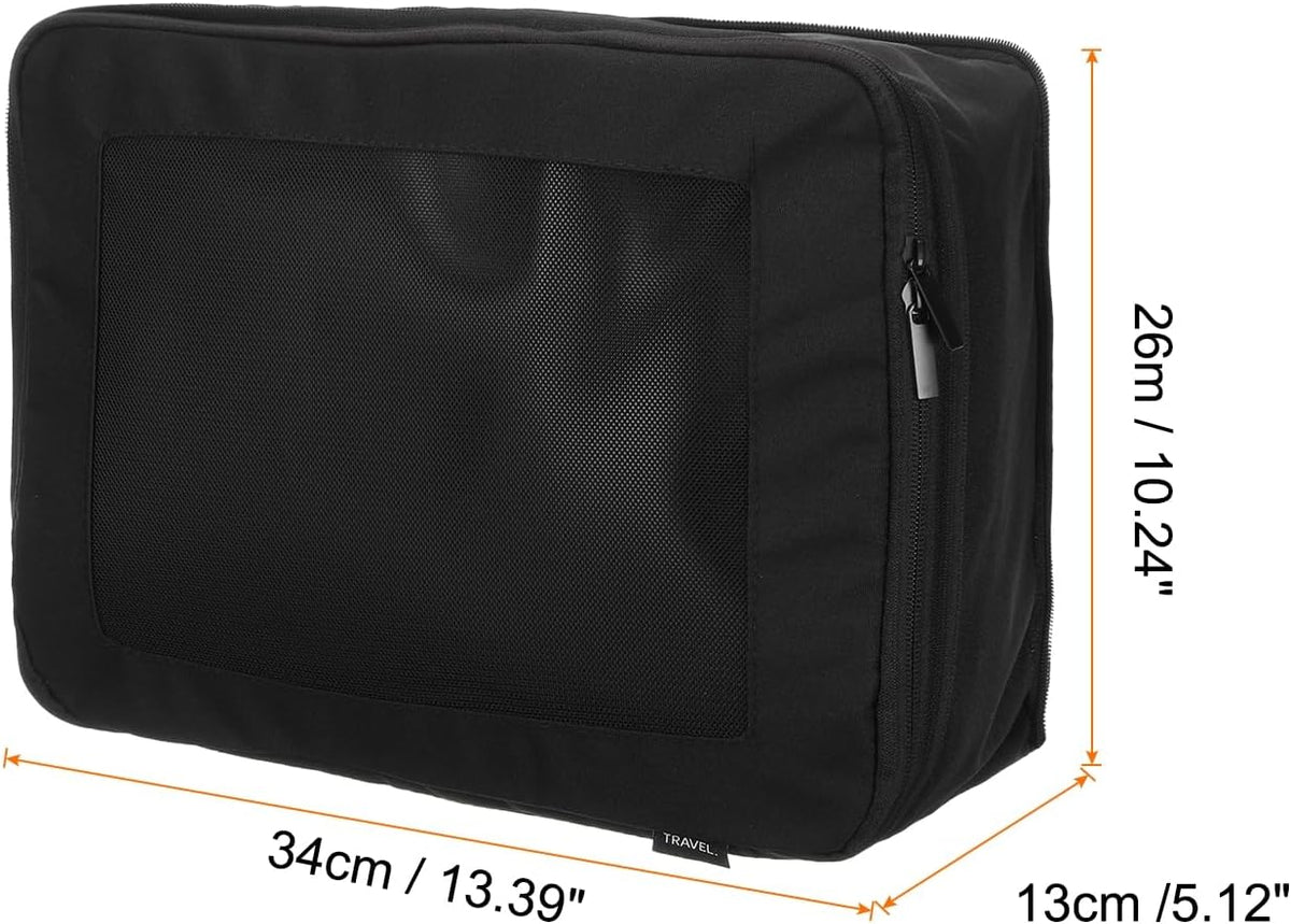 Compression Packing Cube for Suitcases 18x12x13cm Lightweight Luggage Organizers Bag Travel Essentials Compression Bags for Carry on Suitcases, Grey