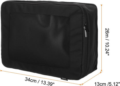 Compression Packing Cube for Suitcases 18x12x13cm Lightweight Luggage Organizers Bag Travel Essentials Compression Bags for Carry on Suitcases, Grey
