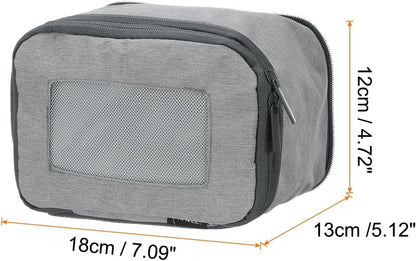 Compression Packing Cube for Suitcases 18x12x13cm Lightweight Luggage Organizers Bag Travel Essentials Compression Bags for Carry on Suitcases, Grey