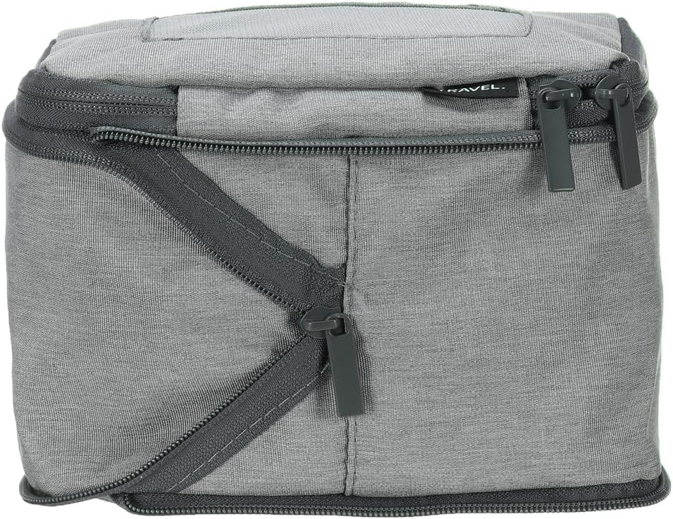 Compression Packing Cube for Suitcases 18x12x13cm Lightweight Luggage Organizers Bag Travel Essentials Compression Bags for Carry on Suitcases, Grey