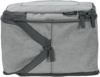 Compression Packing Cube for Suitcases 18x12x13cm Lightweight Luggage Organizers Bag Travel Essentials Compression Bags for Carry on Suitcases, Grey